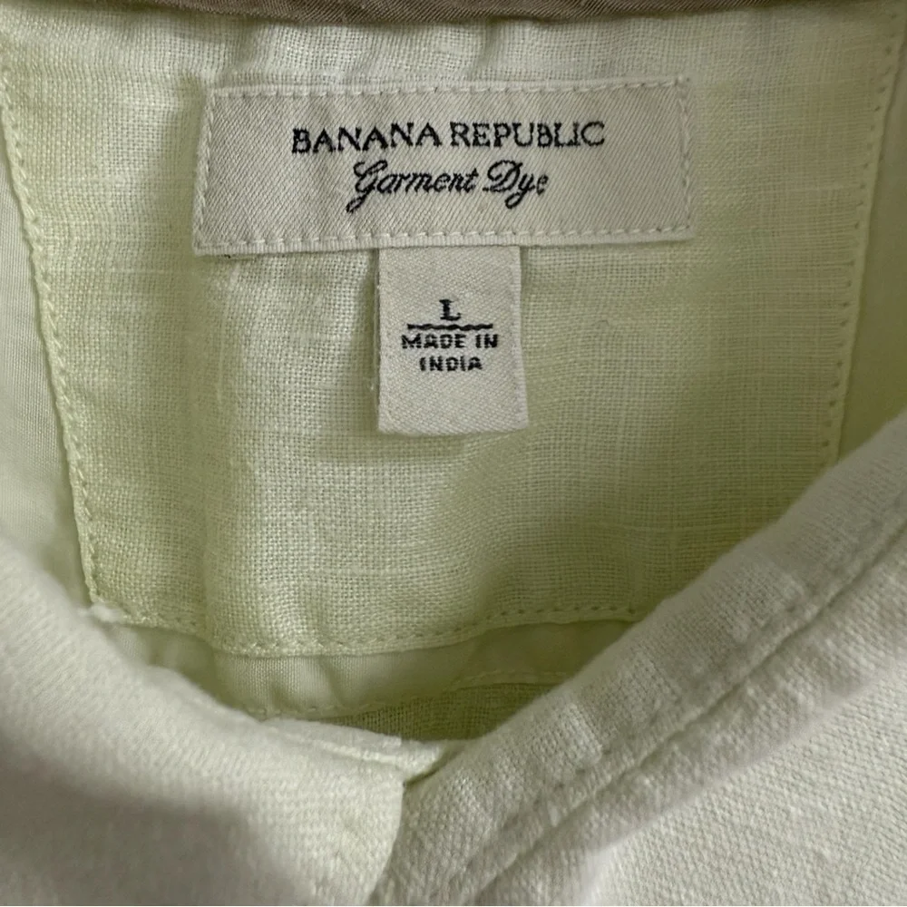 Banana Republic Linen Shirt Size L